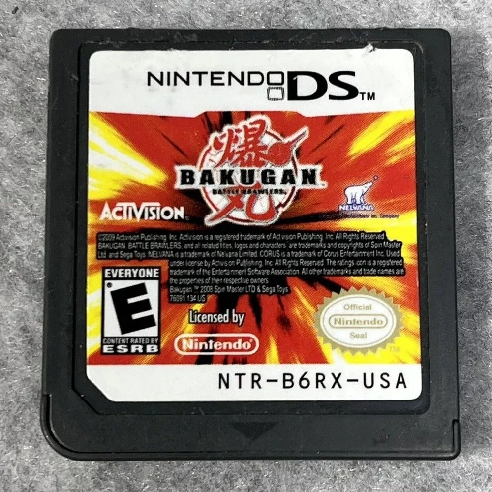 Nintendo DS Games Lot of 3 Bakugan Battle Brawlers Virtual Tutor Reading My Word